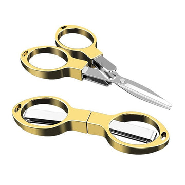 Folding Scissors Safe Portable Keychain Trip Scissors