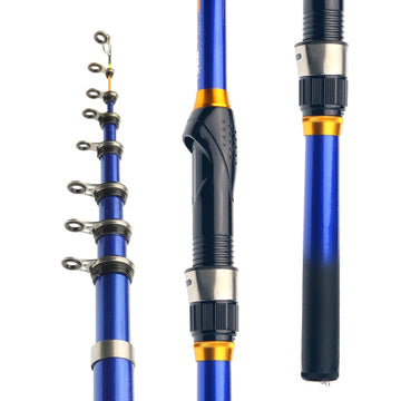 JOSBY Telescopic Rock Fishing Spinning Rod